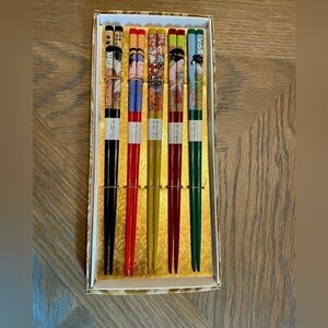 Japanese Artwork Chopstick Gift Set